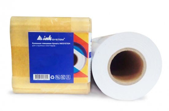 изображение Матовая фотобумага INKSYSTEM для плоттеров (180g) 24" (610мм), рулон 30m