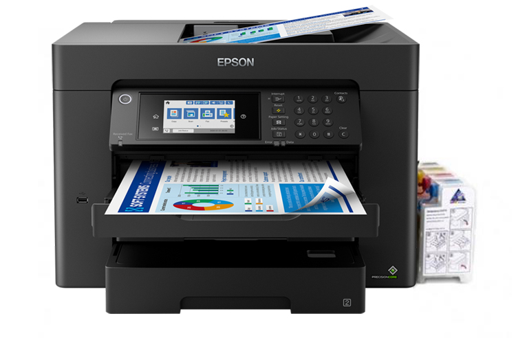 изображение МФУ Epson Workforce WF-7840DTWF с СНПЧ и светостойкими чернилами 500мл